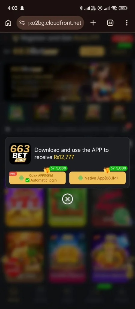 663BET Game