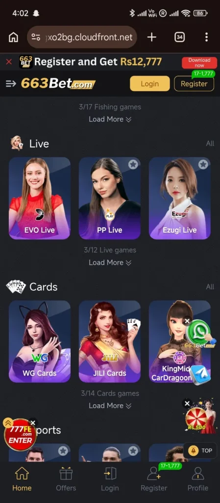 663BET Game