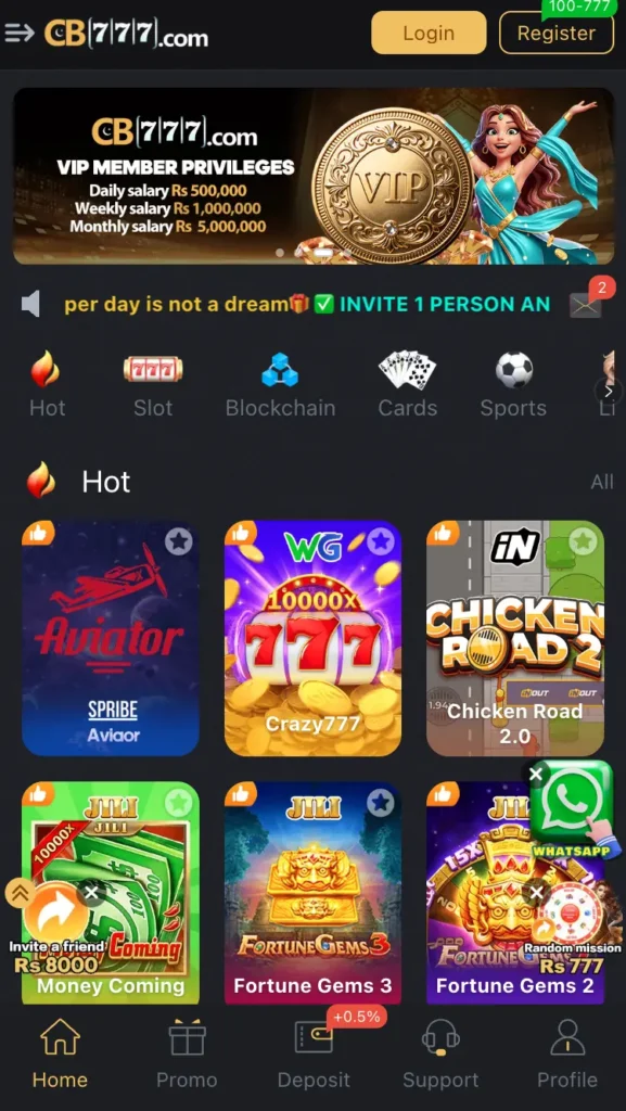 CB777 Game home