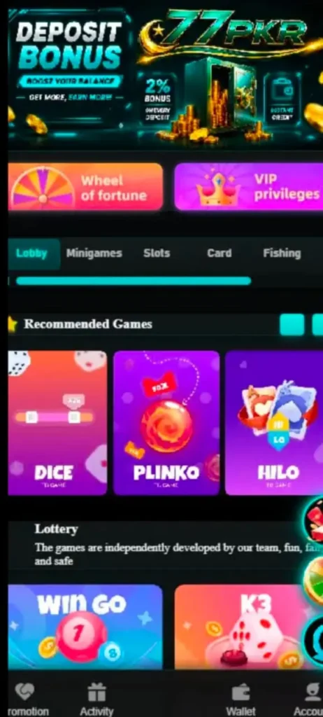 77 PKR Game