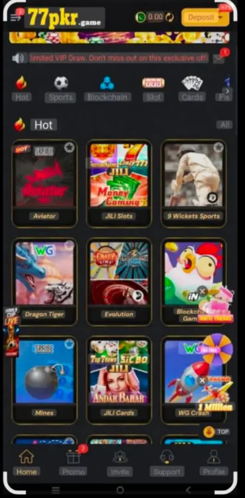 77 PKR Game